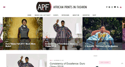 Desktop Screenshot of africanprintinfashion.com
